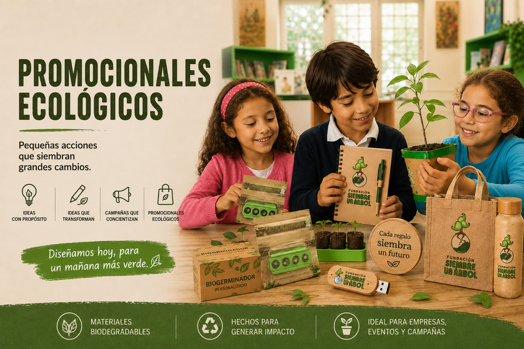 Diseño promocionales ecologicos