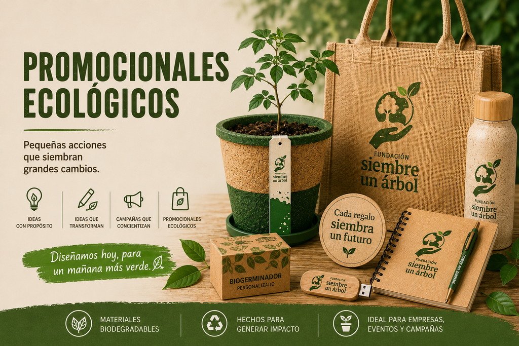 Diseño promocionales ecologicos