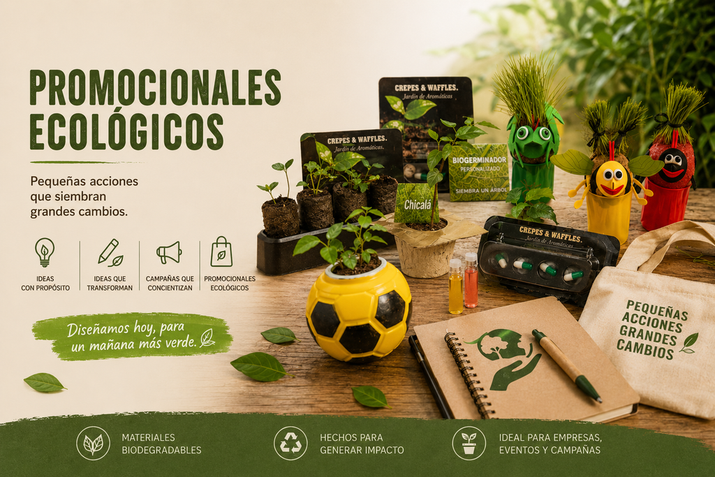 Diseño promocionales ecologicos
