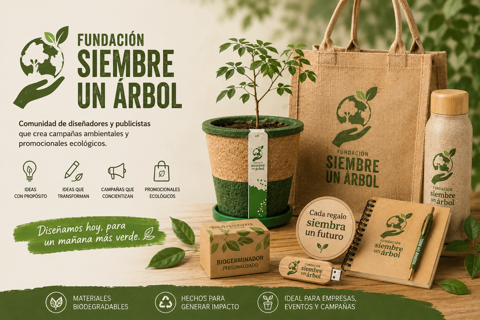 Diseño promocionales ecologicos